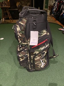 Mizuno BR-D4C Golf Cart Bag Neu 14 Teiler (Schwarz & Camouflage) - Bild 1 von 10