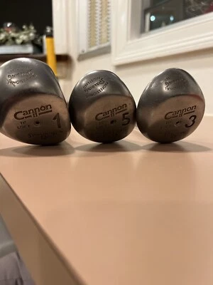 Juego de 3 palos de golf Spalding Cannon II Driver #1-11*, #3-16*, #5-21* loft. Foto 1 de 4