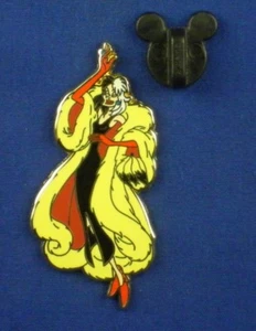 Prendedor de pie abrigo de piel colección Good vs Evil Cruella De Vil # 48817 - Imagen 1 de 4