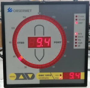 OBSERMET OMC 139D wind display Observator 230V AC - Bild 1 von 12