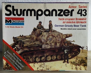 Monogram Nr. 7506 Armor Series Sturmpanzer 43 Brummbär German Grizzly Bear Tank - Picture 1 of 4
