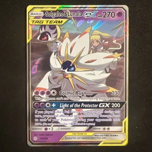Pokémon SM Cosmic Eclipse Solgaleo & Lunala GX 75/236 NM - Picture 1 of 10