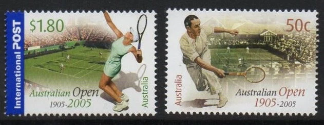 AUSTRALIA SG2465/6 2005 AUSTRALIAN OPEN TENNIS MNH — 第 1/1 张图片
