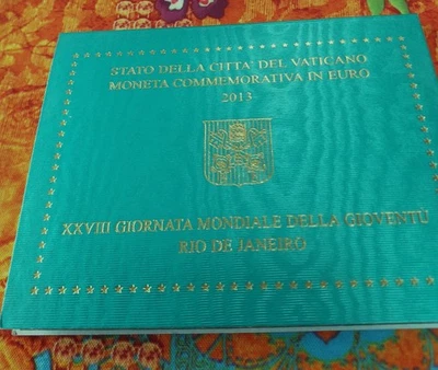 Piece de 2 euros commémorative du Vatican de 2013. - Photo 1/2