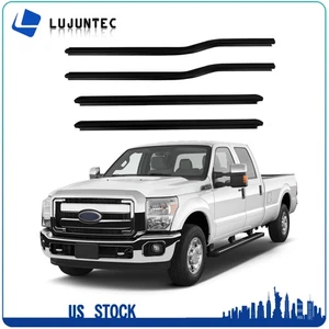 4 Fits 1999-2016 Ford F250 F350 F450 Super Duty Weatherstrip Window Sweep Seal - Picture 1 of 5