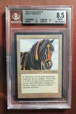 Arabian Nights - Ebony Horse - MTG - BGS 8.5 NM-MT+ B++ - Image 1 of 2