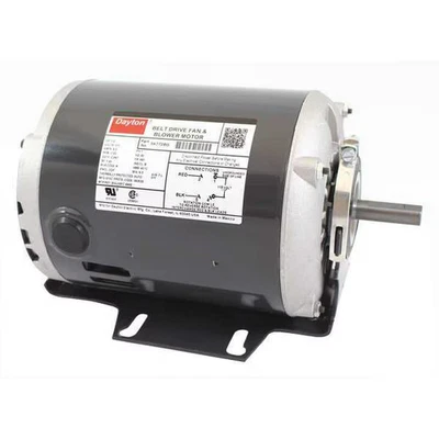 Dayton Split-Phase Belt Drive Motor, 1/2 , 48Y Frame, 115V AC Voltage, 1,725 - Image 1 of 2