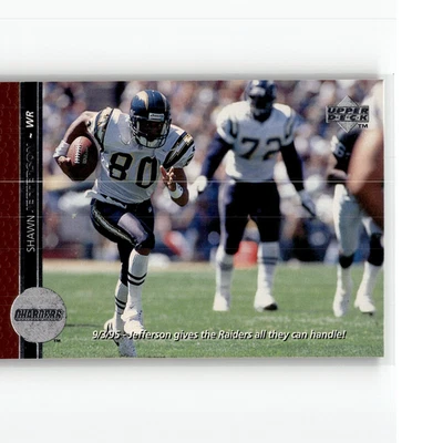 1996 Upper Deck #40 Shawn Jefferson San Diego Chargers Football Card - Image 1 of 2