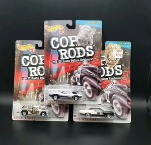 Hot Wheels Cop Rods 1970 Plymouth Road Runner Rodger Dodger Chevy Nomad Lot Of 3 - Picture 1 of 13
