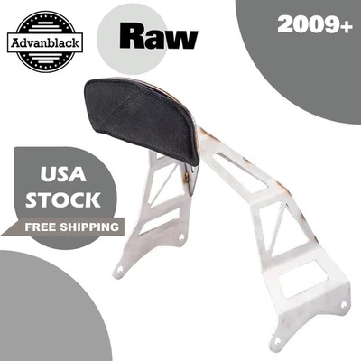 Respaldo barra Sissy de acero inoxidable estilo MX crudo para Harley Street Glide 09+ Foto 1 de 4