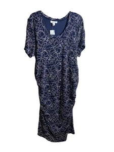 Maternity Dress Motherhood Short Sleeve Sz 3XL NWT - Foto 1 di 5