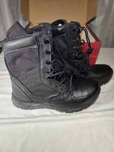 Botas tácticas Corcoran para hombre 8" cuero negro con cordones talla 8,5 M nuevas en caja - Imagen 1 de 10