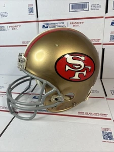 San Francisco 49ers Authentic Full Sized Large Riddell Helmet VSR-4 - SAME DAY - Picture 1 of 18