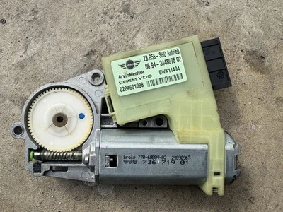 Motor techo corredizo Mini Cooper con engranaje 54103448675 07-16 R55 R56 R60 R61 Foto 1 de 3