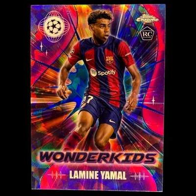 2023 Topps Cromo Zafiro UEFA Lamine Yamal Wonderkids RC #WK-3 Foto 1 de 2