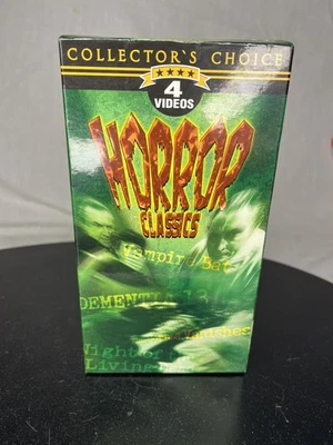 Horror Classics 4 Movies (VHS Box Set, Collector's Choice, 1998) - Image 1 of 4