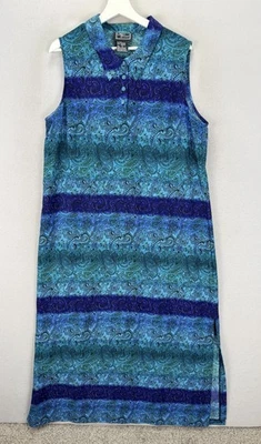 Vintage Katlyn O’Farrell Women’s Tall Sz 18 Paisley Print Sleeveless Dress - Image 1 of 4