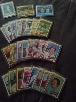 1980 Topps Philadelphia Phillies Set Plus 2 1981 Championship Game An 1st WS - Image 1 of 4