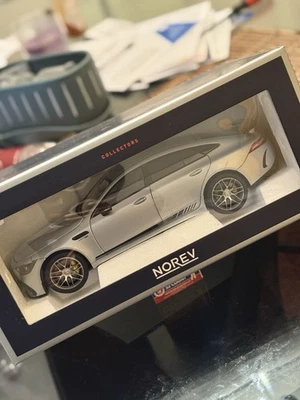 Norev 1/18 Scale Diecast - Mercedes-AMG GT 63 S 4Matic 2021- Silver - Open Box - Image 1 of 4