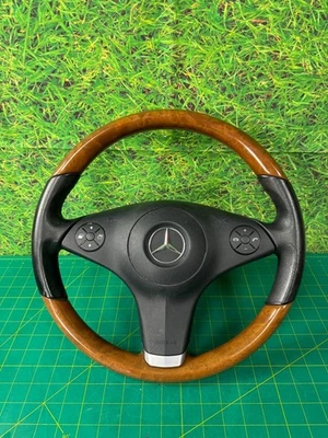 MERCEDES BENZ R171 SLK280 SLK350 OEM FRONT STEERING WHEEL 2009-2011 - Image 1 of 4