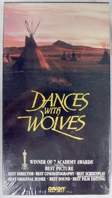 Brand New "Dances with Wolves" 1991 Kevin Costner VHS Tape Factory Sealed! - Image 1 of 4