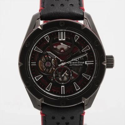 Orient Star F6F4-UAF0 SS SS y cuero AT esfera esqueleto Foto 1 de 4