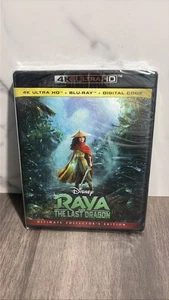 Disney Raya Last Dragon 4K UHD Blu-ray Digital Code Ultimate Collector's Ed - Picture 1 of 1