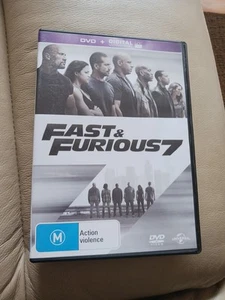 Fast & And Furious 7 : Vin Diesel Region 4 - DVD - Free Post - Picture 1 of 3