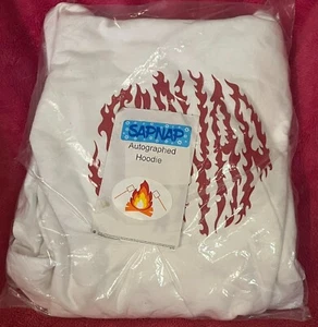 Sudadera con Capucha Edición Limitada SAPNAP Autografiada Firmada Roja Llama 4XL NUEVA en Packa - Imagen 1 de 7