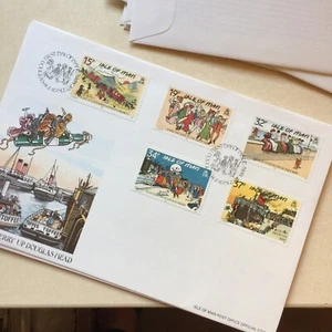 Isle of Man First Day Cover 1990 Speediest Ferry CLASSIC POSTCARD FDC U/A - Picture 1 of 3