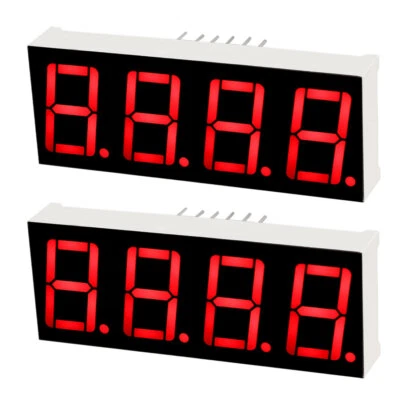 2xGemeinsam 12Pin 4 Bit 7 Segment 1.98 x 0.75 x 0.31 zoll 0.55" Rot LED Anzeige - Bild 1 von 4