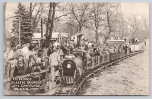 Vintage RPPC Postkarte The Gillette Railroad Lake Compounce, Bristol, Connecticut - Bild 1 von 2