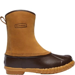 LaCrosse 273124 Men's Mesquite II 10" Brown WP Leather Side Zip Boots Work Shoes - Picture 1 of 4