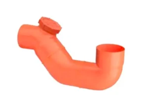 SIFONE TORINO APERTO IN PVC ARANCIO - Foto 1 di 1