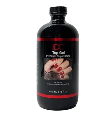 DND Top Gel Premium Super Shine 16oz Refill size  Free Shipping - Image 1 of 2