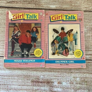 2 x Girl Talk Books ~ Mixed Feelings / Drummer Girl - Picture 1 of 7