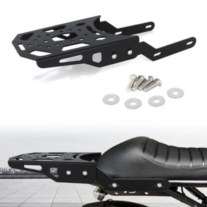 Black Aluminium Rear Luggage Carrier Rack Shelf Mount Fit For Super73 Z Series - Foto 1 di 24