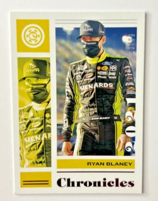 2021 Panini Chronicles NASCAR Racing Ryan Blaney Red 23/99 #16 - Image 1 of 2