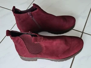 Gabor Damen Stiefelette Chelsea Boot Comfort-G Gr. 5 (38) bordeaux Rauleder - Bild 1 von 5
