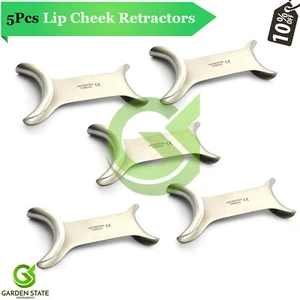 Pack Of 5 Intraoral Lip Cheek Retractors Adult Mouth Openers Implant Surgical - Picture 1 of 2