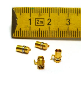 4x Trimm-Kondensator, Kapazitäts-Trimmer, Mini-Mini-Glas-Trimmer, ca. 1...4 pF - Picture 1 of 1