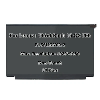 15.6'' IPS 60Hz 30Pins LCD for Lenovo ThinkBook 15 G2 ITL 20VE003GUS 20VE003HUS - Image 1 of 4