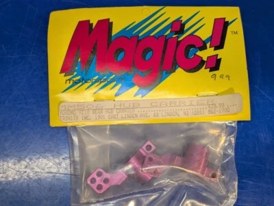 Trinity Magic! Motorsports MM506 YZ10 Kyosho Rear Hub Carriers Aluminum Purple - Image 1 of 3