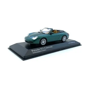 Minichamps 1/43 2001 Porsche 911 Cabriolet Green Metallic 400061032 - Picture 1 of 2