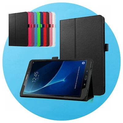 Case for Samsung Galaxy Tab A 10.1" 2019 T510 T515 Leather Folio Cover & Stylus - Image 1 of 4
