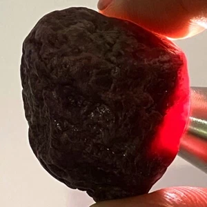128.94 Ct - Natural 100% Unheated Beautiful Rough Red Ruby Madagascar - Picture 1 of 5