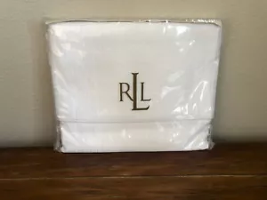 Ralph Lauren Suite Stripe Matelasse Cuscino Standard Finta Bianco - Foto 1 di 6