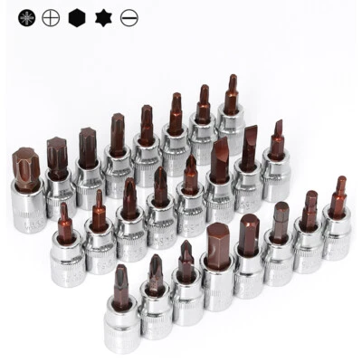 1/4 Hex Torx Bits Socket Plum Blossom H4H6 Pressure Wrench S2 Steel Metric - Image 1 of 4