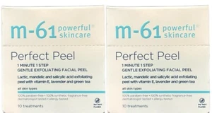 LOT of 2 M-61 Perfect Peel 10 Treatments (20 Total) - New In Box - Picture 1 of 2