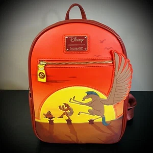 "Nueva MOCHILA LOUNGEFLY HERCULES DISNEY bolsa de película de dibujos animados mochila 12x9x5"" nueva con etiquetas" - Imagen 1 de 9